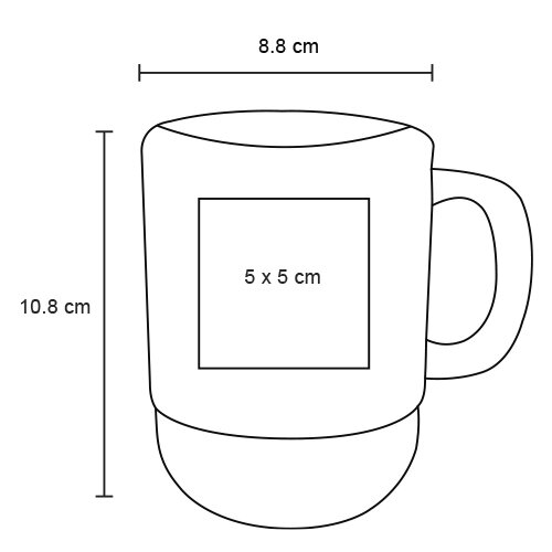 TAZA CERÁMICA MACTOQU 420ML