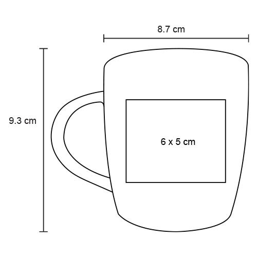 TAZA CERÁMICA MACTORA 350ML