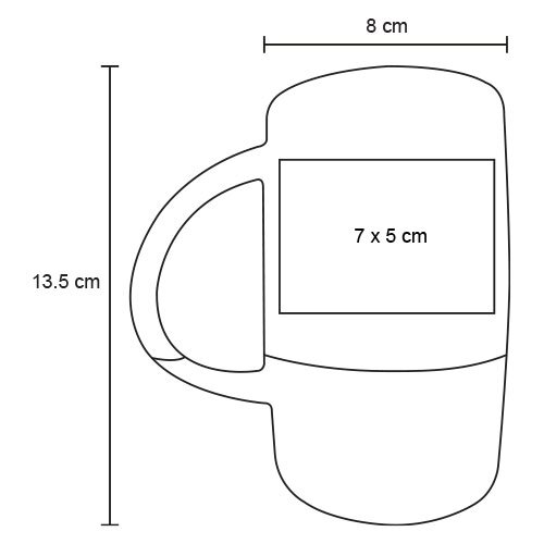 TAZA CERÁMICA MACTOSIS 450ML