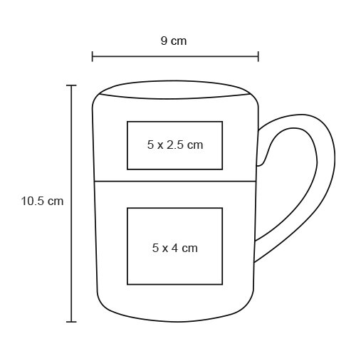 TAZA CERÁMICA MACTOTA 400ML