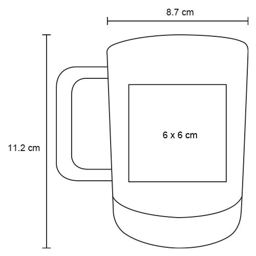 TAZA INOXIDABLE MACTOTR 360ML