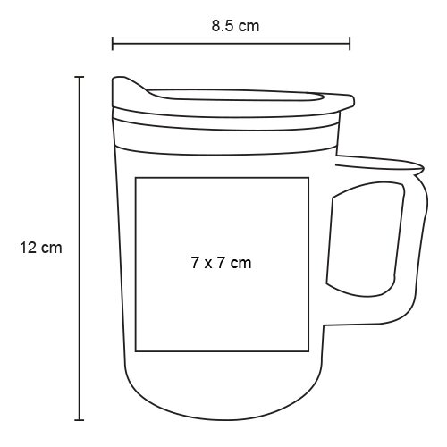 TAZA INOXIDABLE MACTOTU 450ML
