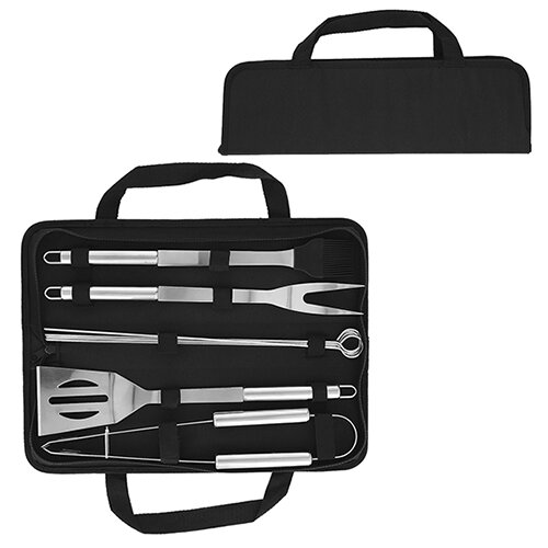 SET BBQ ACERO INOXIDABLE PACSENE