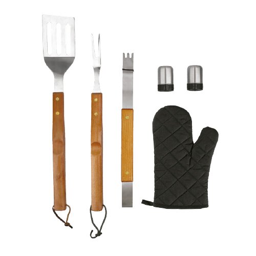 SET BBQ ACERO INOXIDABLE PACSENT