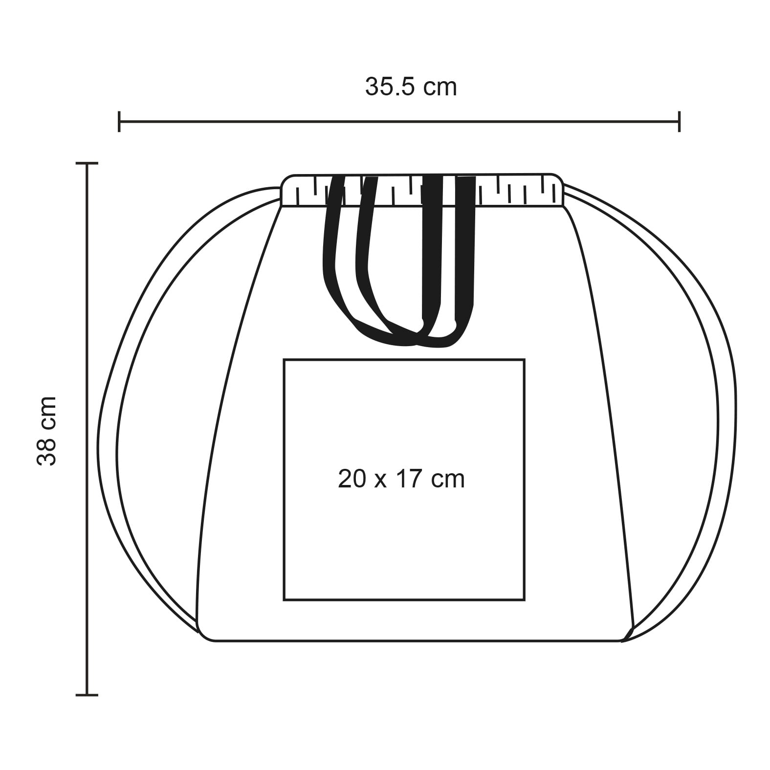 BOLSA ALGODÓN RADVRA
