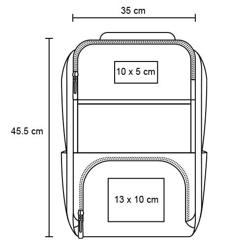 MOCHILA POLIÉSTER 21.5L SADQUI