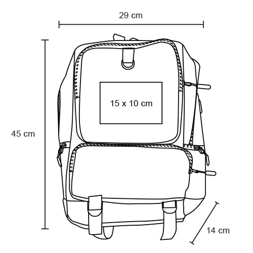 MOCHILA POLIÉSTER 18L SAEANT