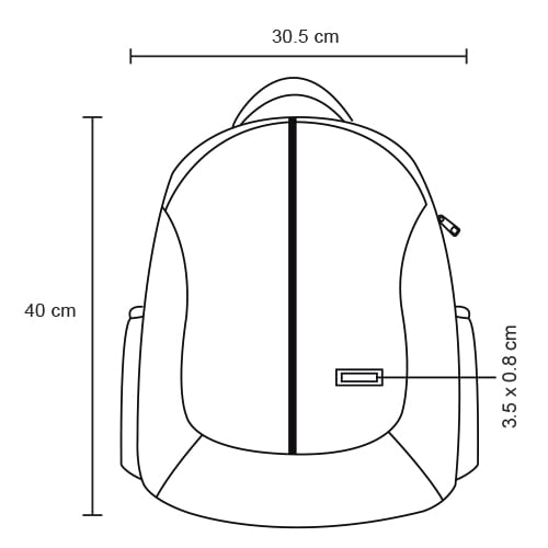 MOCHILA POLIÉSTER 9.5L SAEEMA