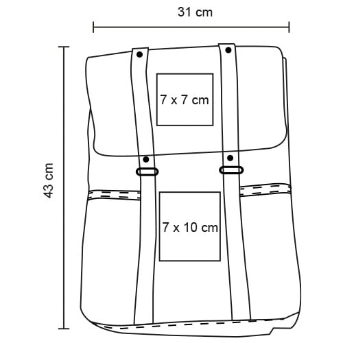 MOCHILA POLIURETANO 13L SAEEYA