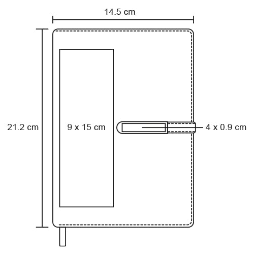 LIBRETA CURPIEL MAGNÉTICO DACSENE