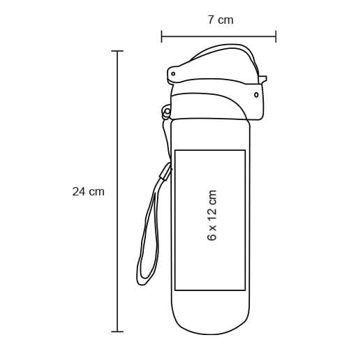 CILINDRO PLÁSTICO 600ML DACTNIC