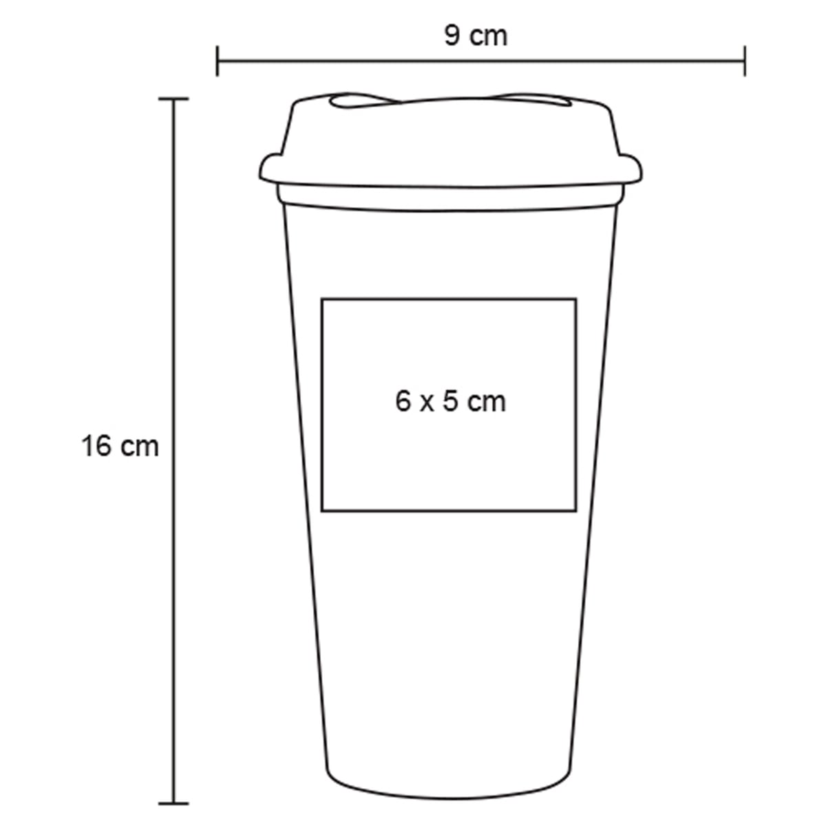 VASO POLIPROPILENO 475ML DACTOELD