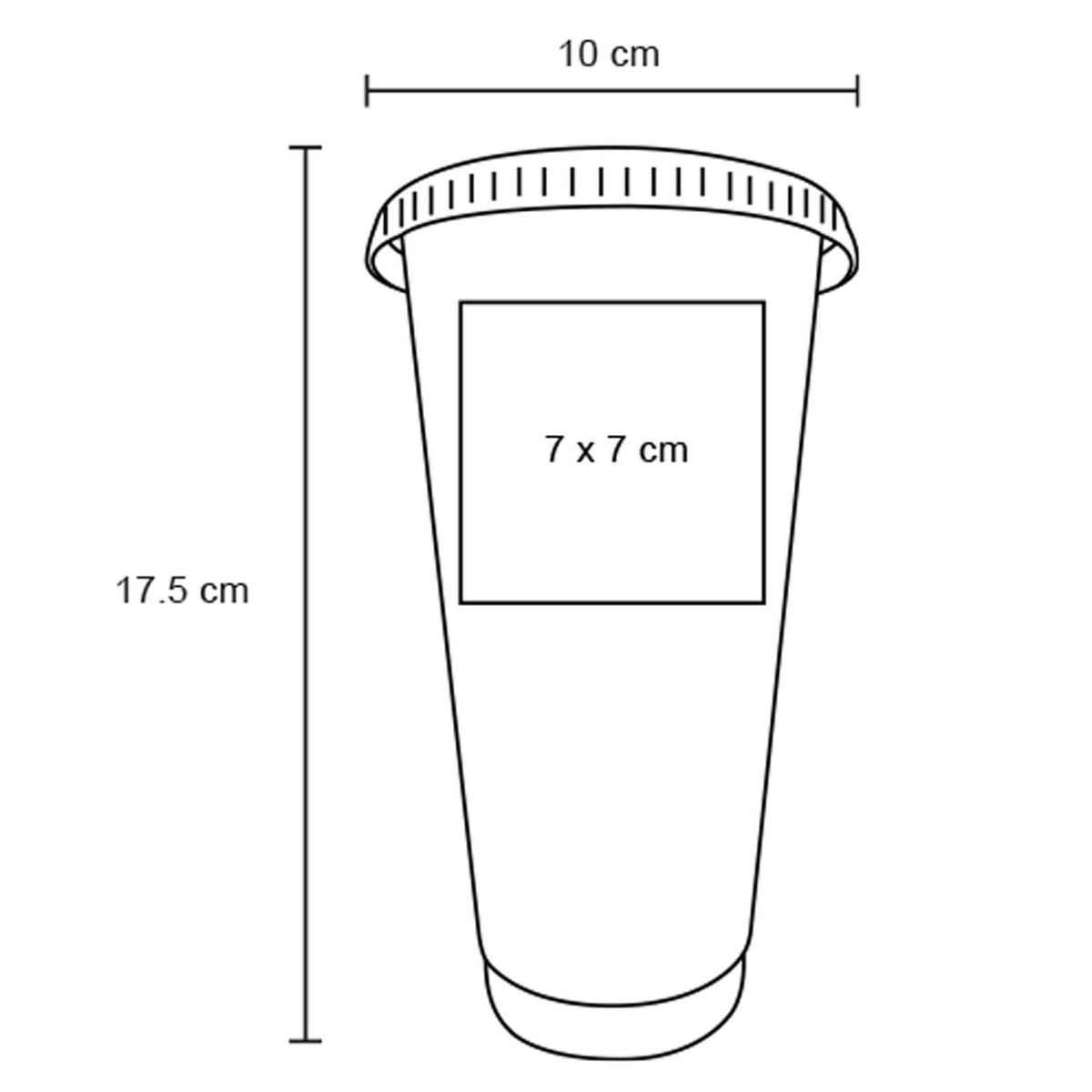 VASO POLIPROPILENO 700ML DACTONIS