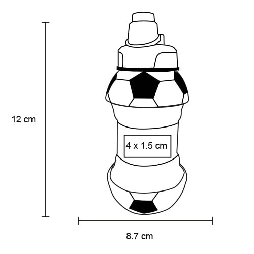 CILINDRO SILICÓN FUTBOL 520ML DACTOTER