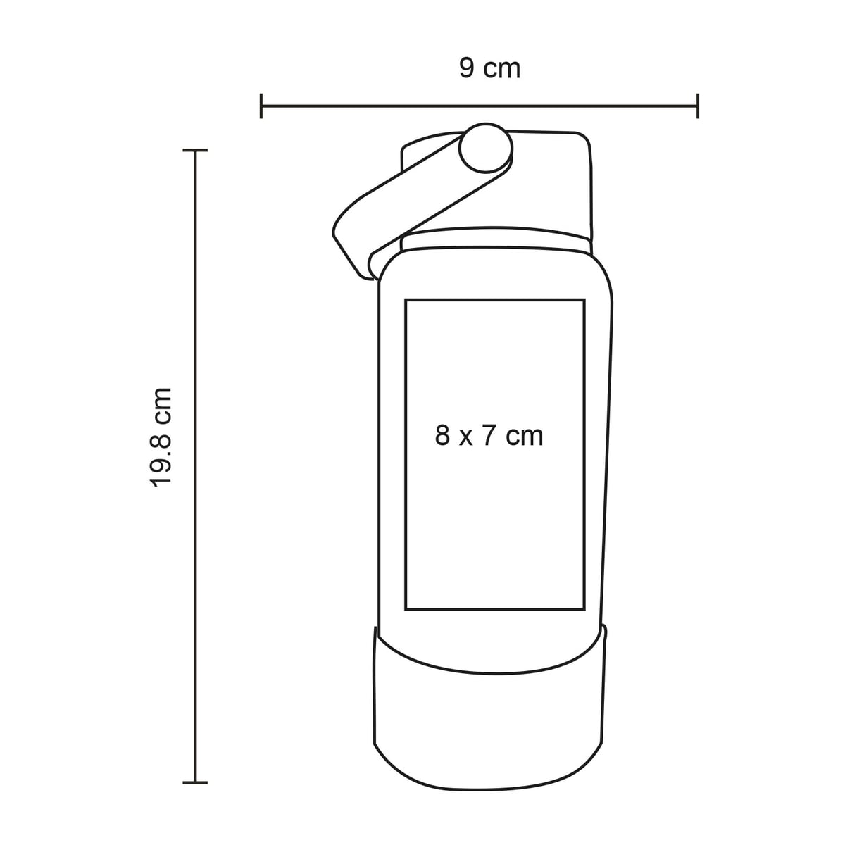 CILINDRO PET 1000ML DACTUON