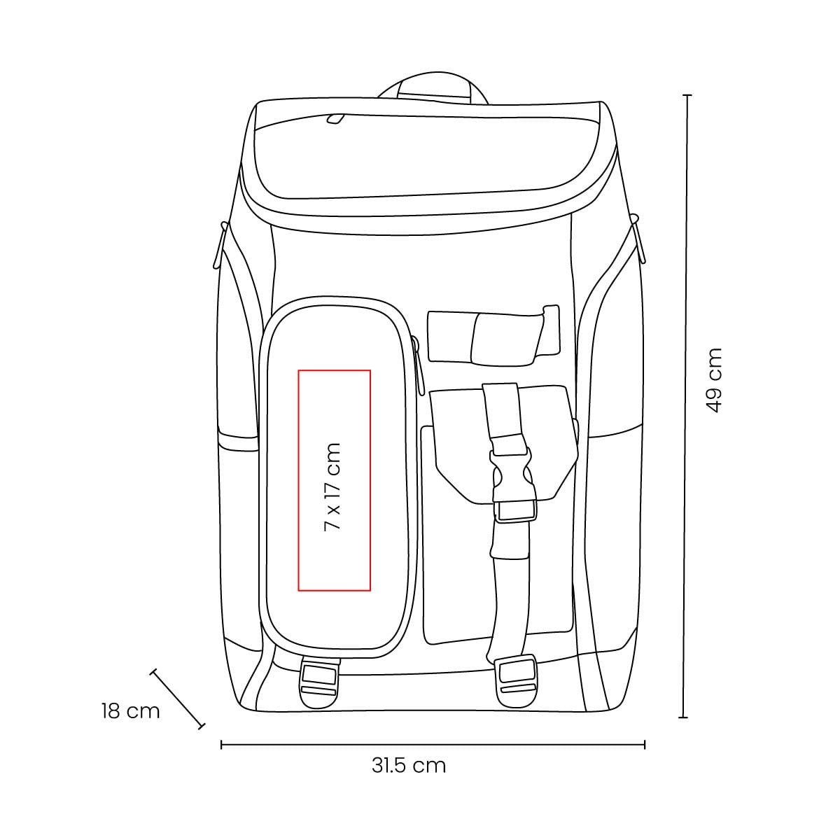 MOCHILA POLIURETANO AADIXA
