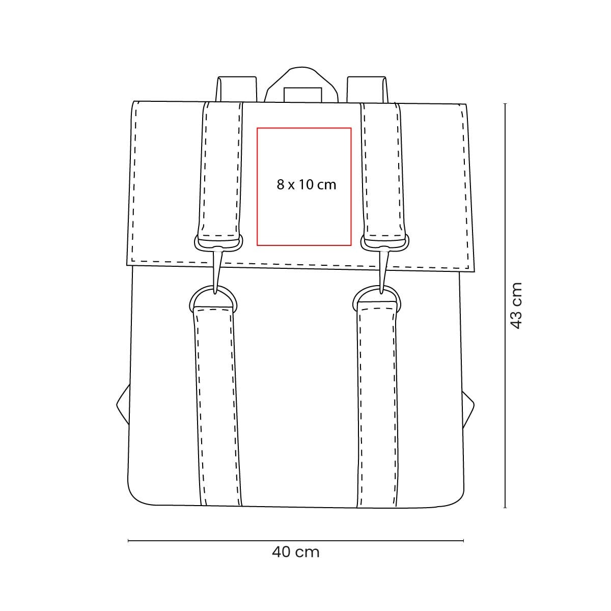 MOCHILA POLIURETANO CASUAL AADRAN