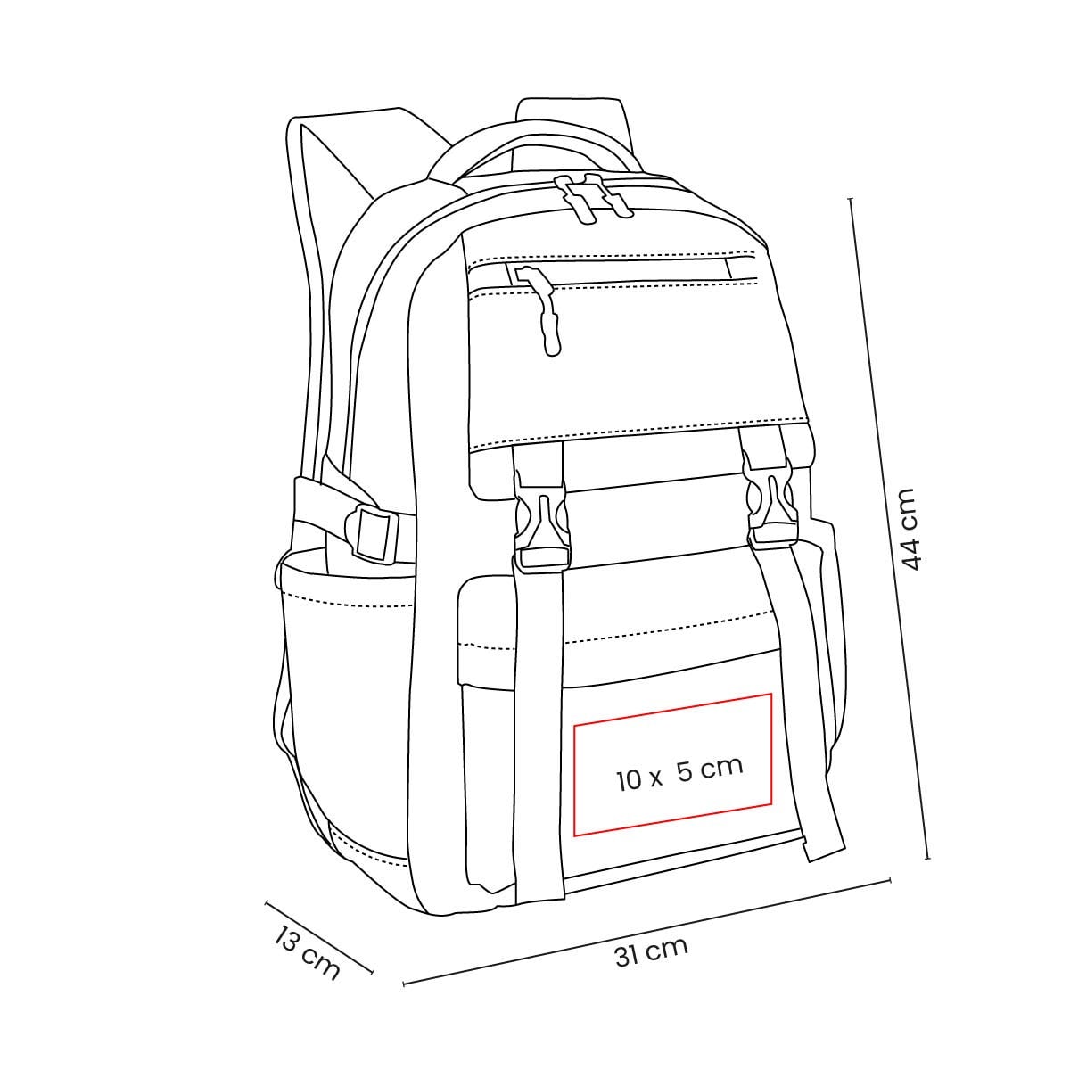 MOCHILA POLIURETANO CASUAL AADRVO
