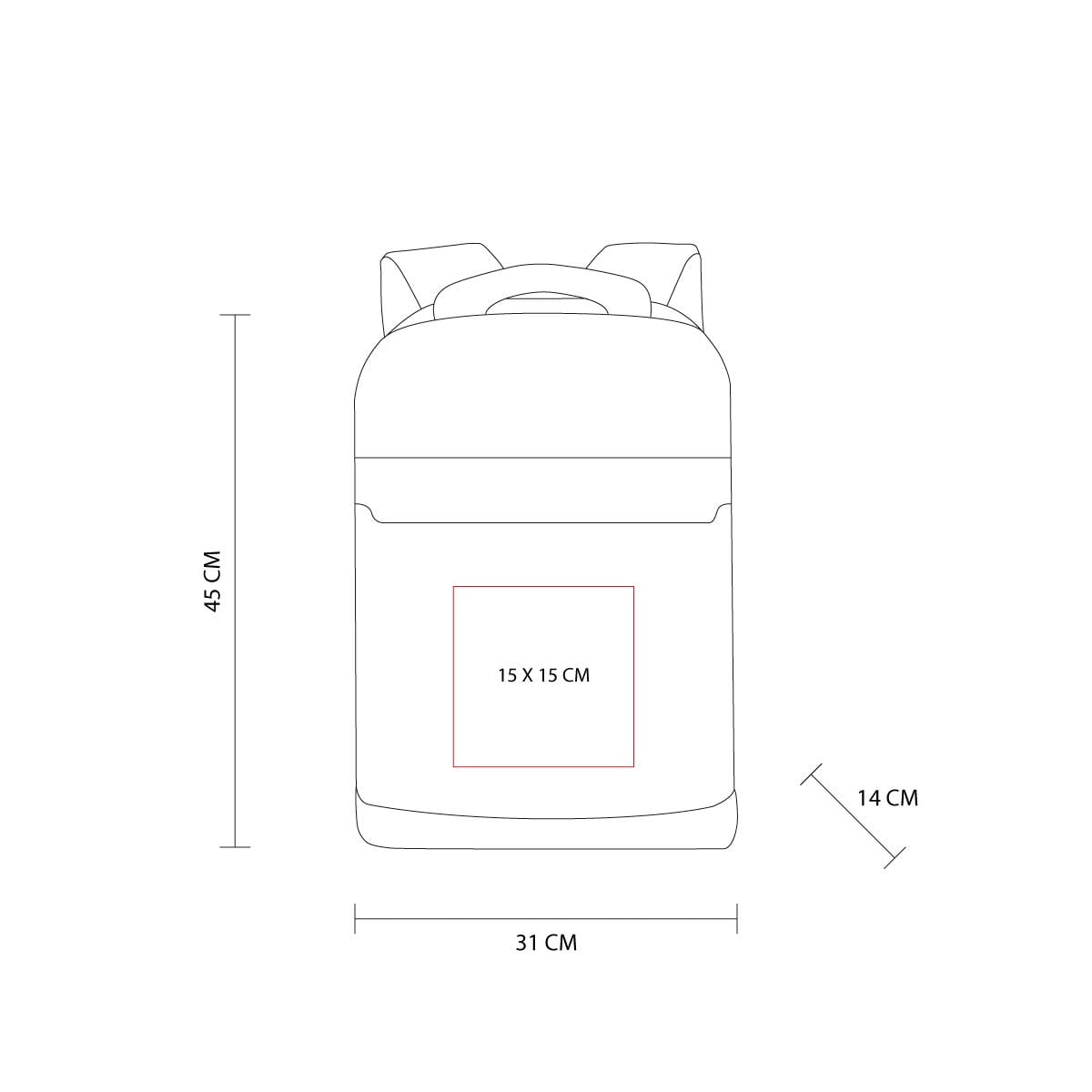 MOCHILA POLIÉSTER AADUNX
