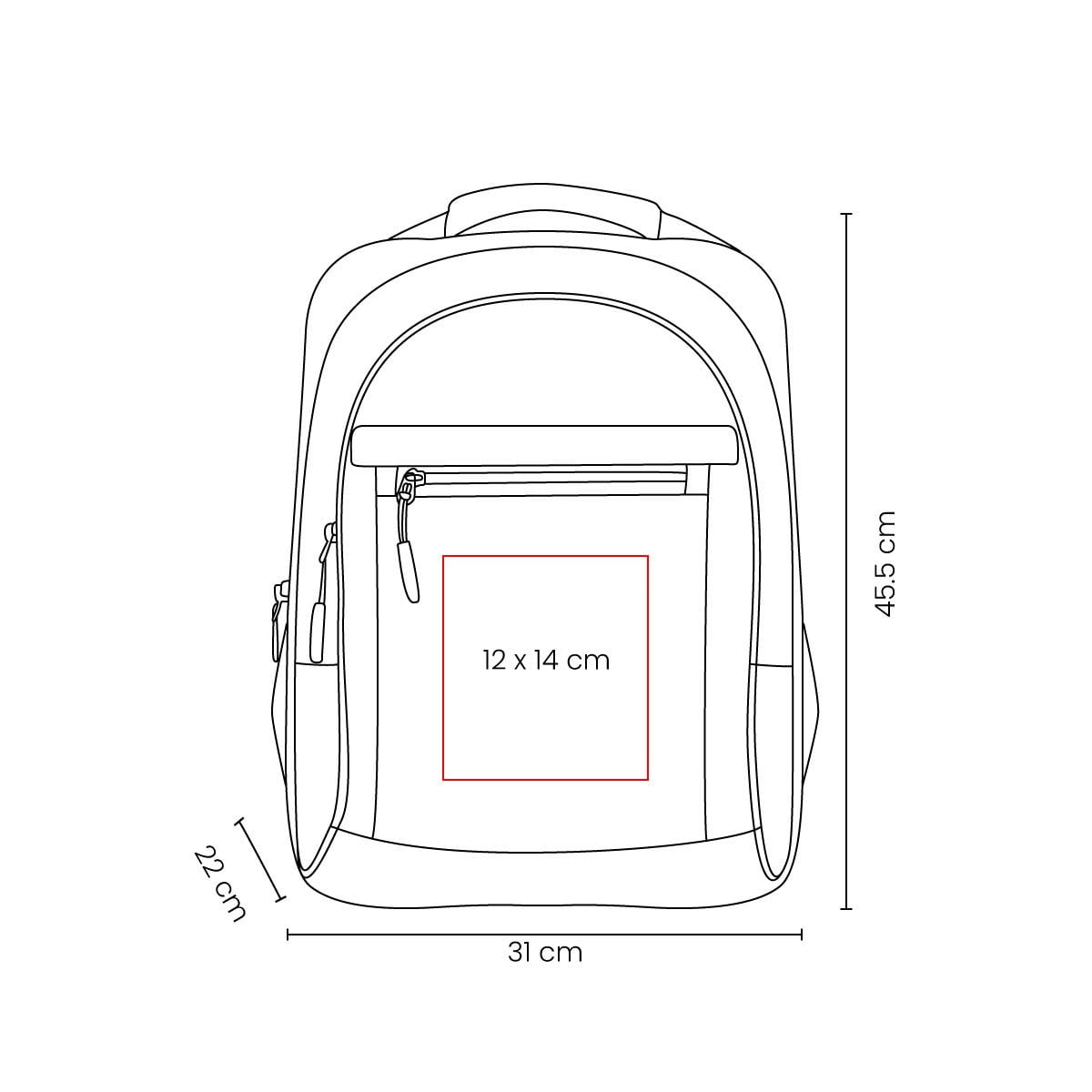 MOCHILA POLIÉSTER ESCOLAR AADZEN