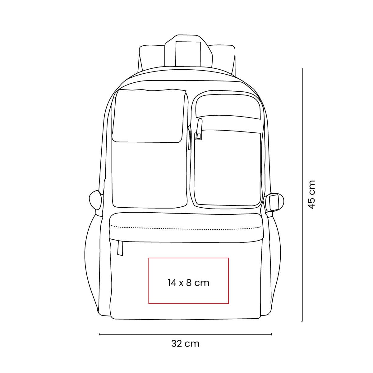 MOCHILA POLIÉSTER AAEARK