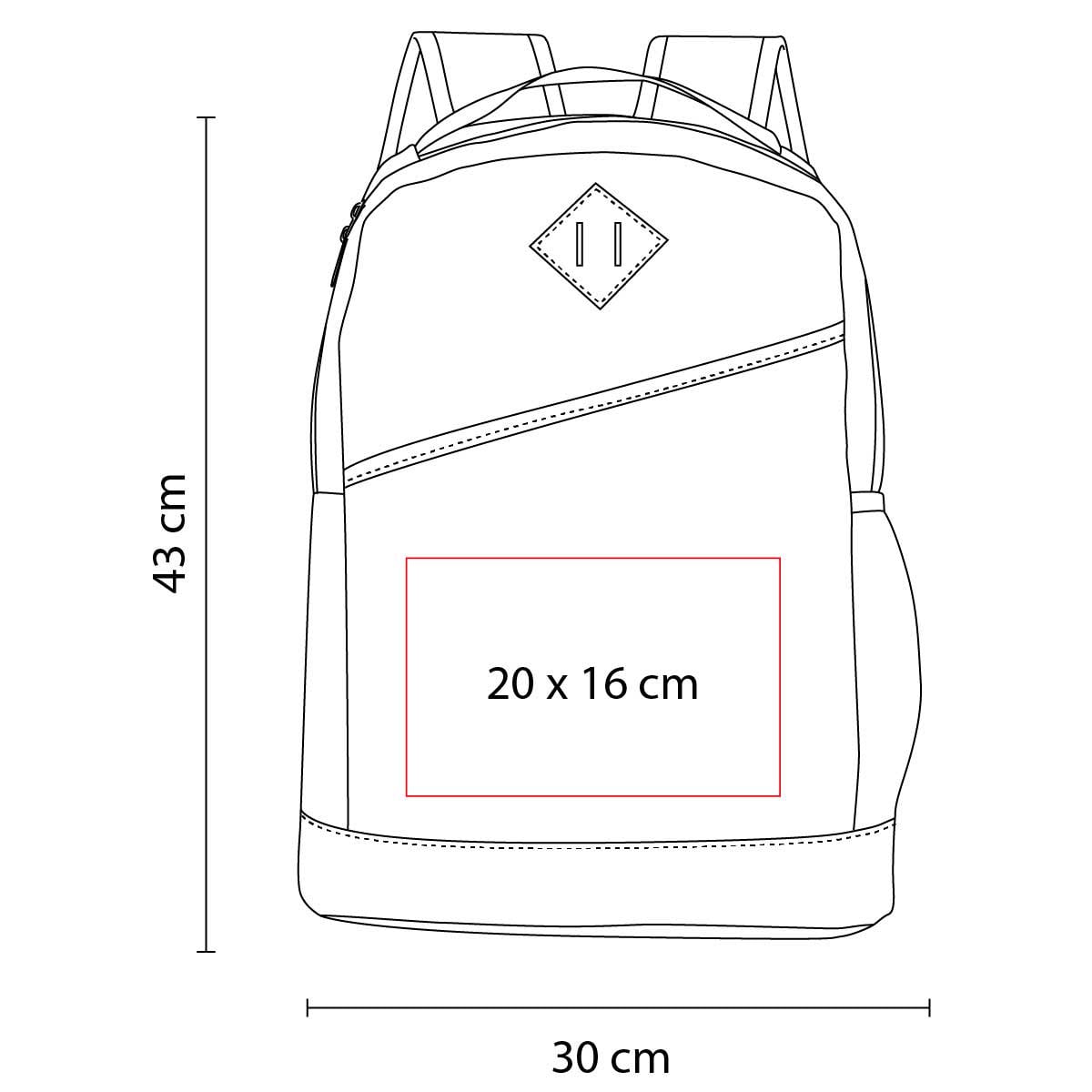 MOCHILA POLIÉSTER AAEINX