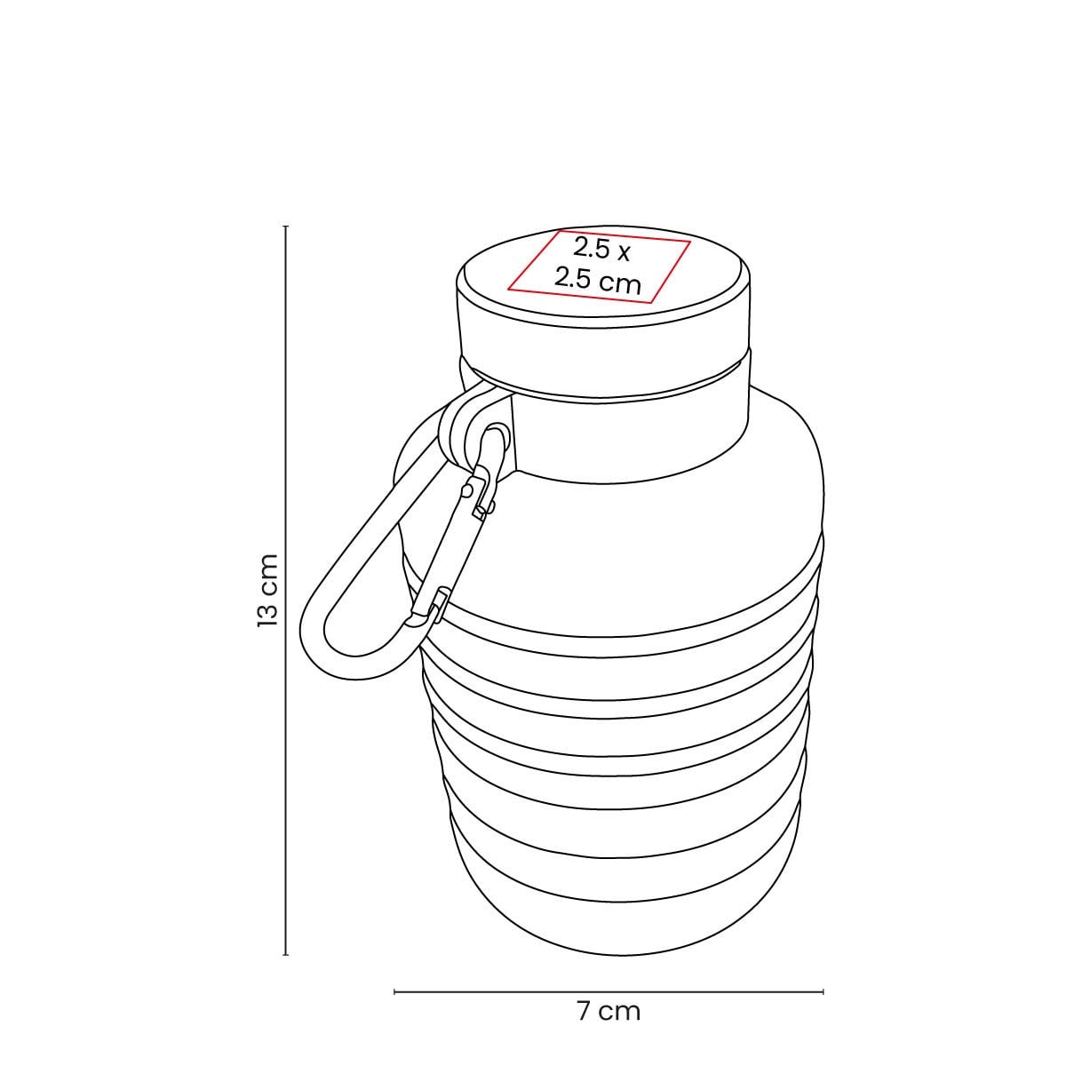CILINDRO PLEGABLE 23 OZ GACTUZL