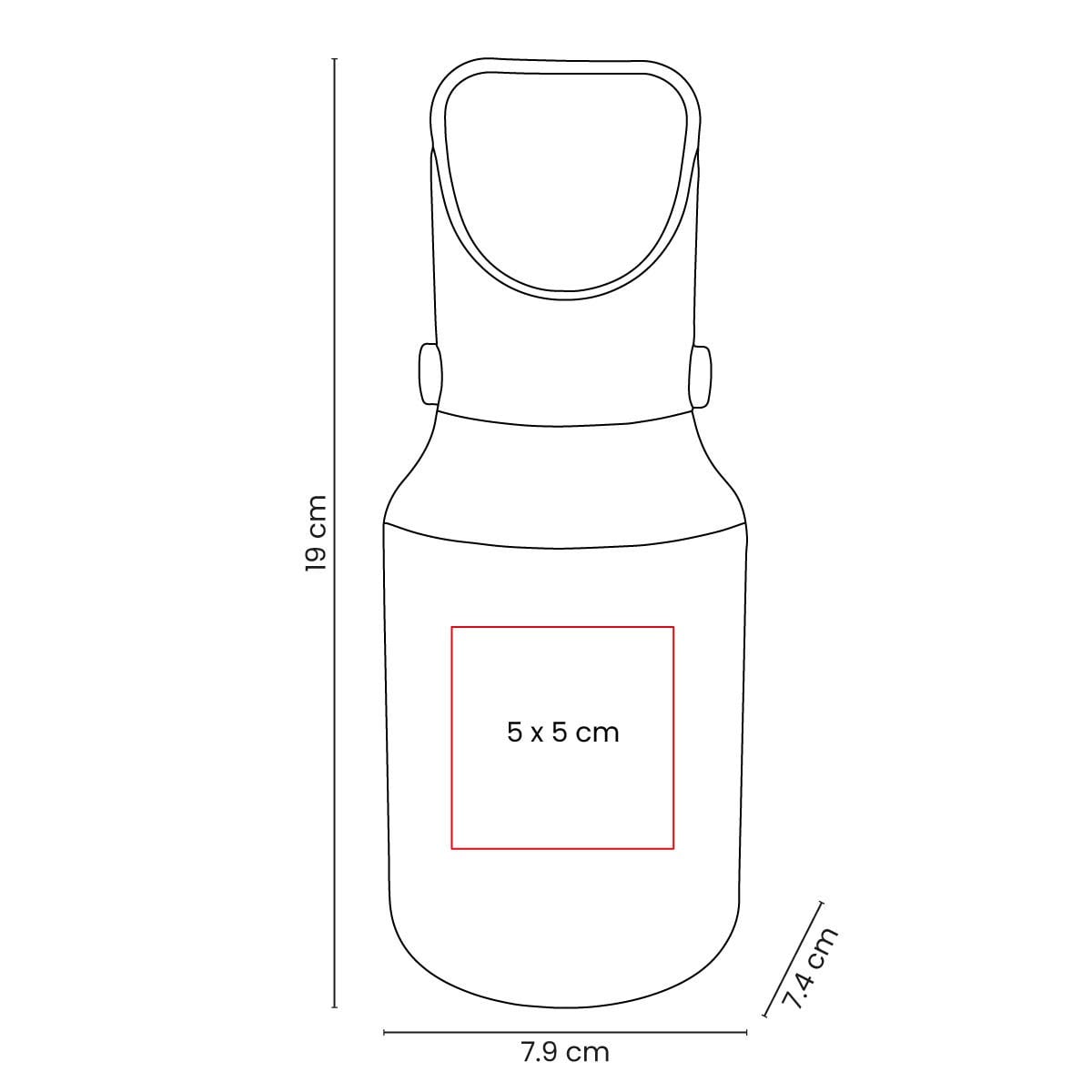 BEBEDERO PLEGABLE 7 OZ GADYTH