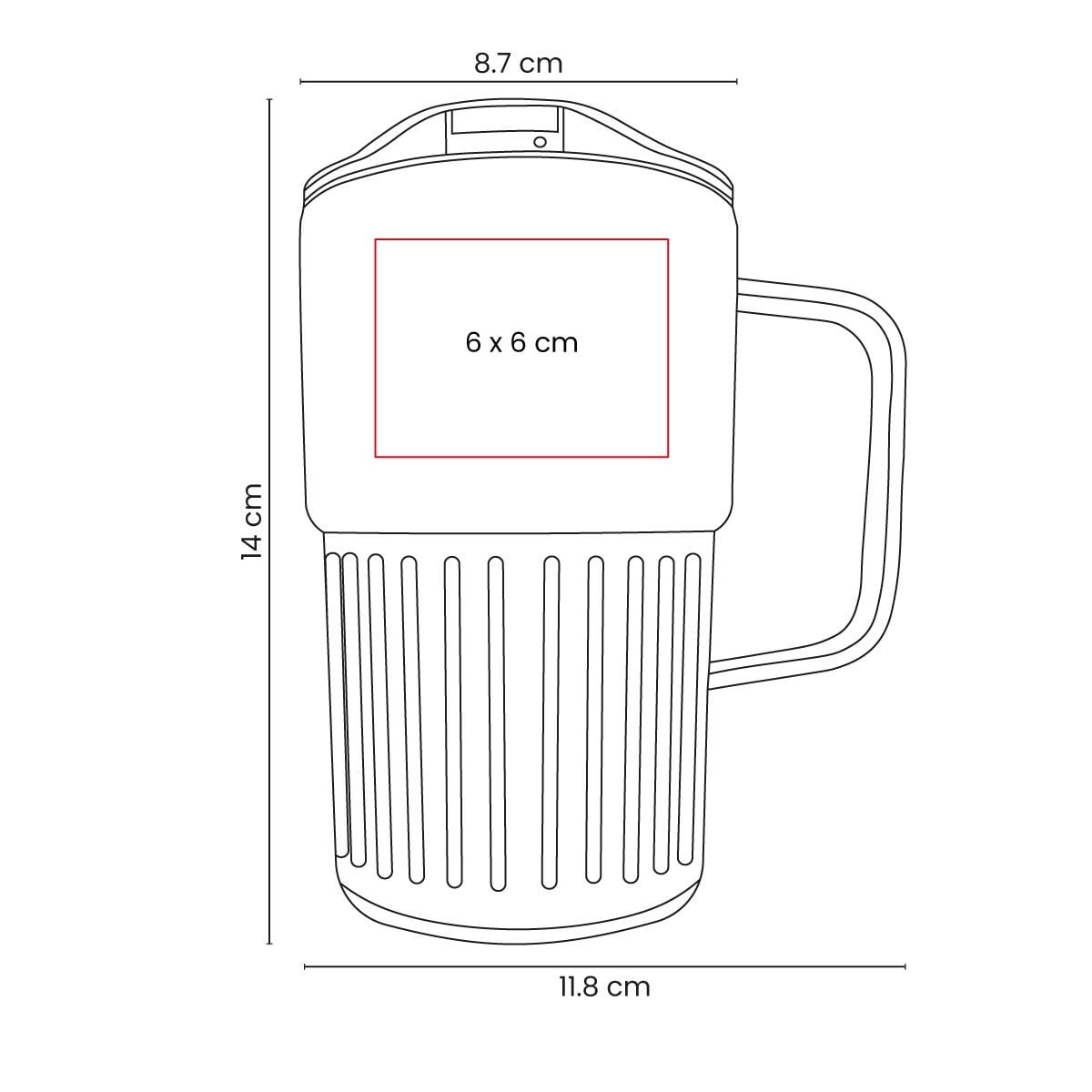 TAZA ACERO INOXIDABLE 14 OZ GAEOYLT
