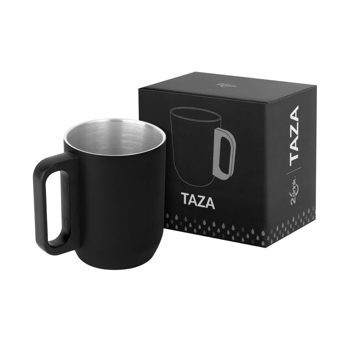TAZA ACERO INOXIDABLE 12 OZ GAERAN