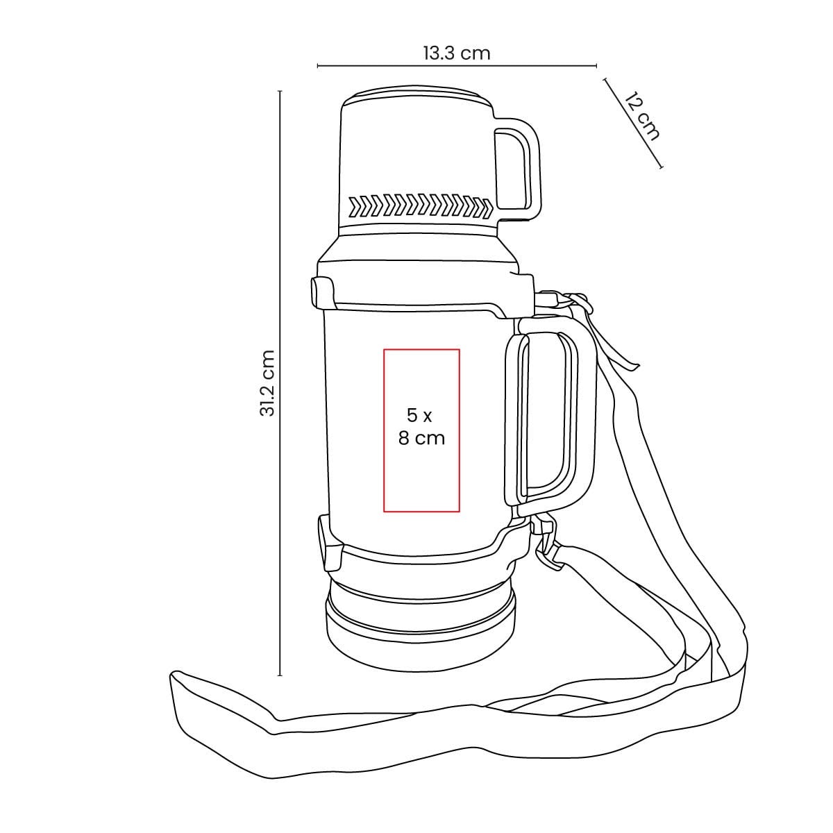 TERMO TÉRMICO 55 OZ GAESAL