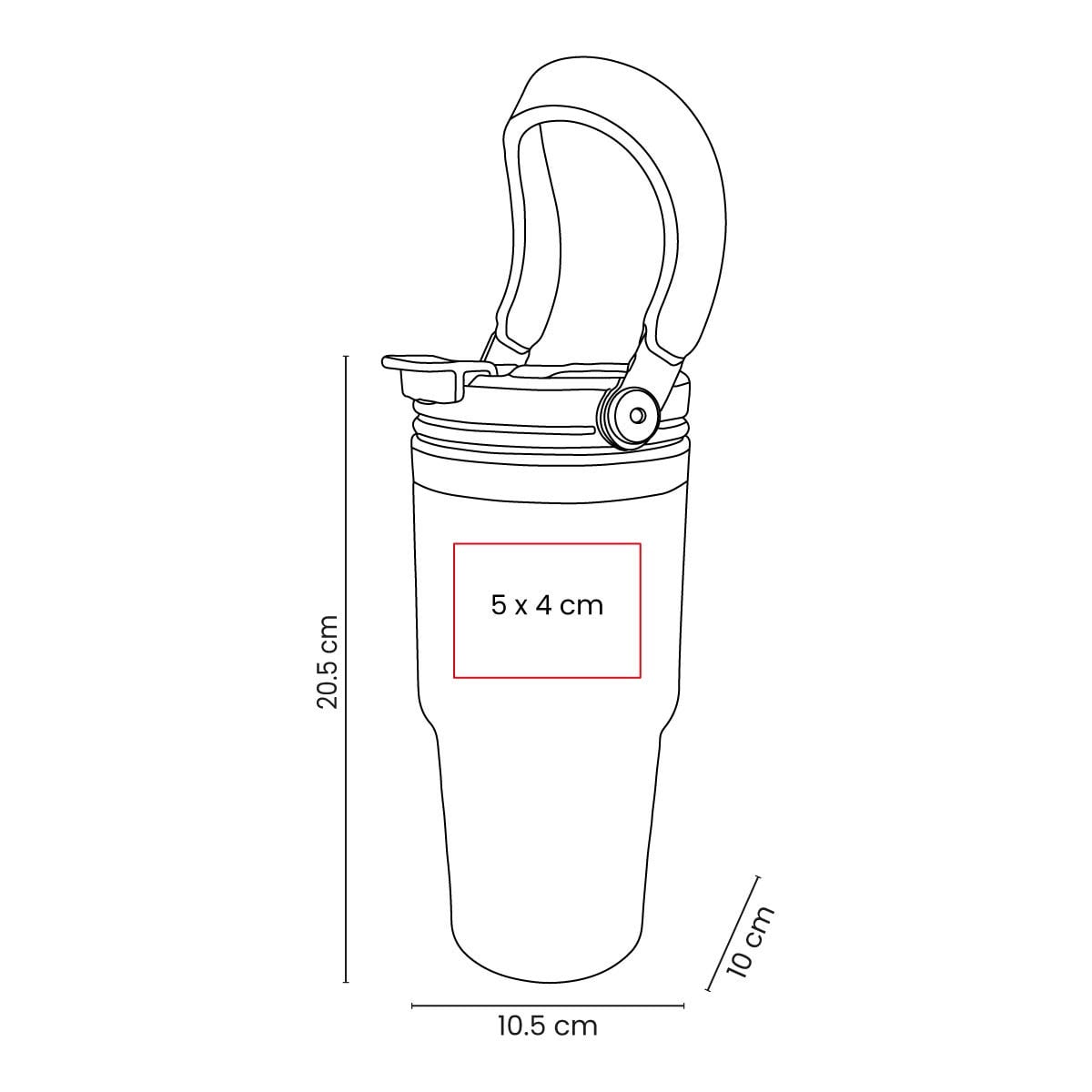 TERMO ACERO INOXIDABLE 20 OZ GAETER