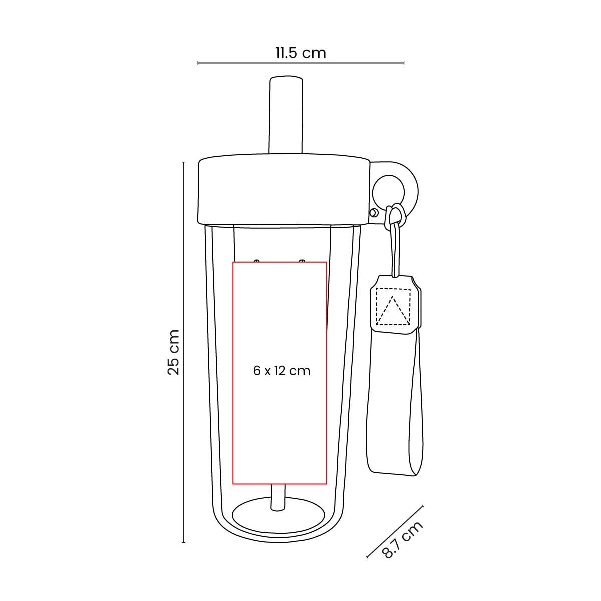 VASO PLÁSTICO 23 OZ GAEUAV