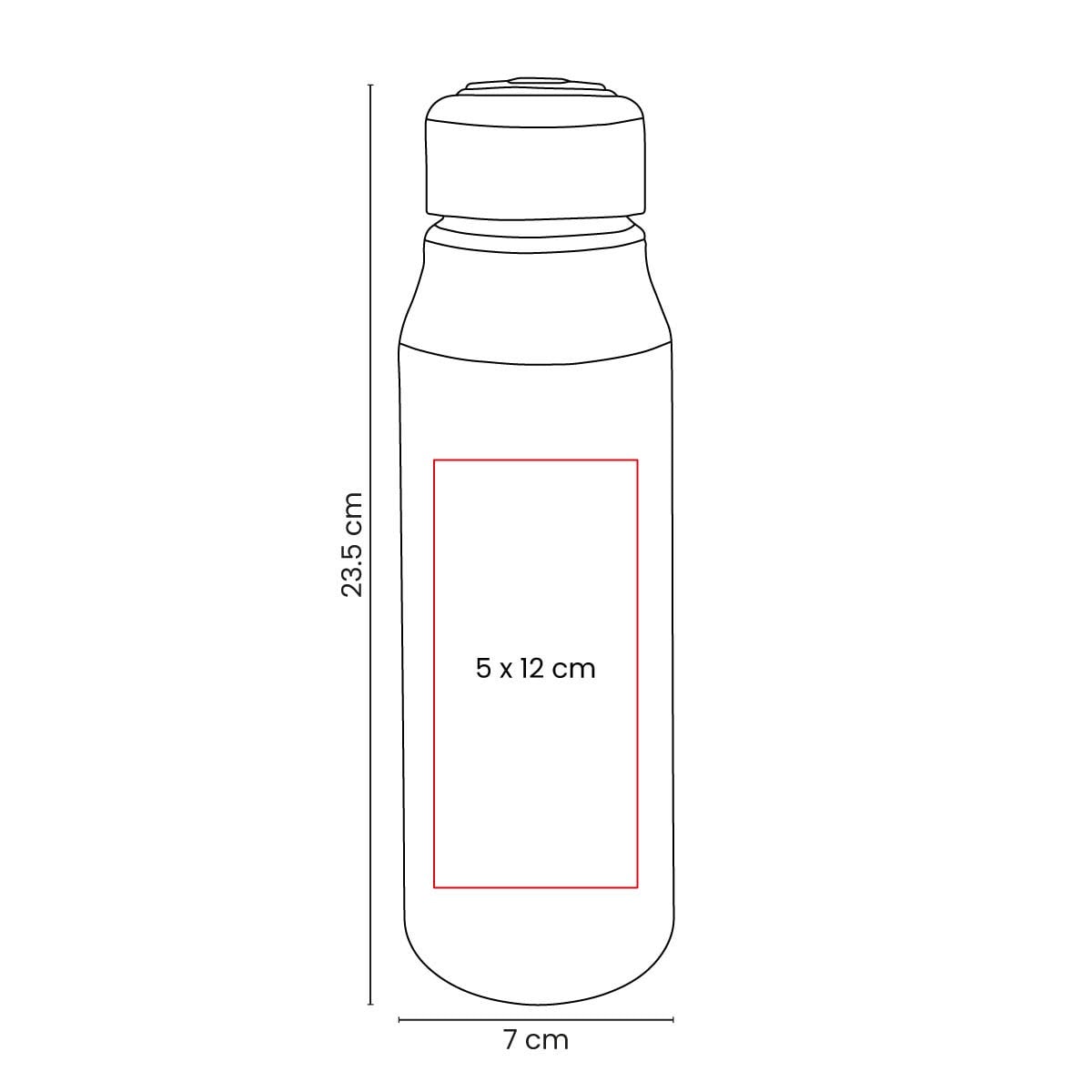 CILINDRO PLÁSTICO 21 OZ GAEUDI