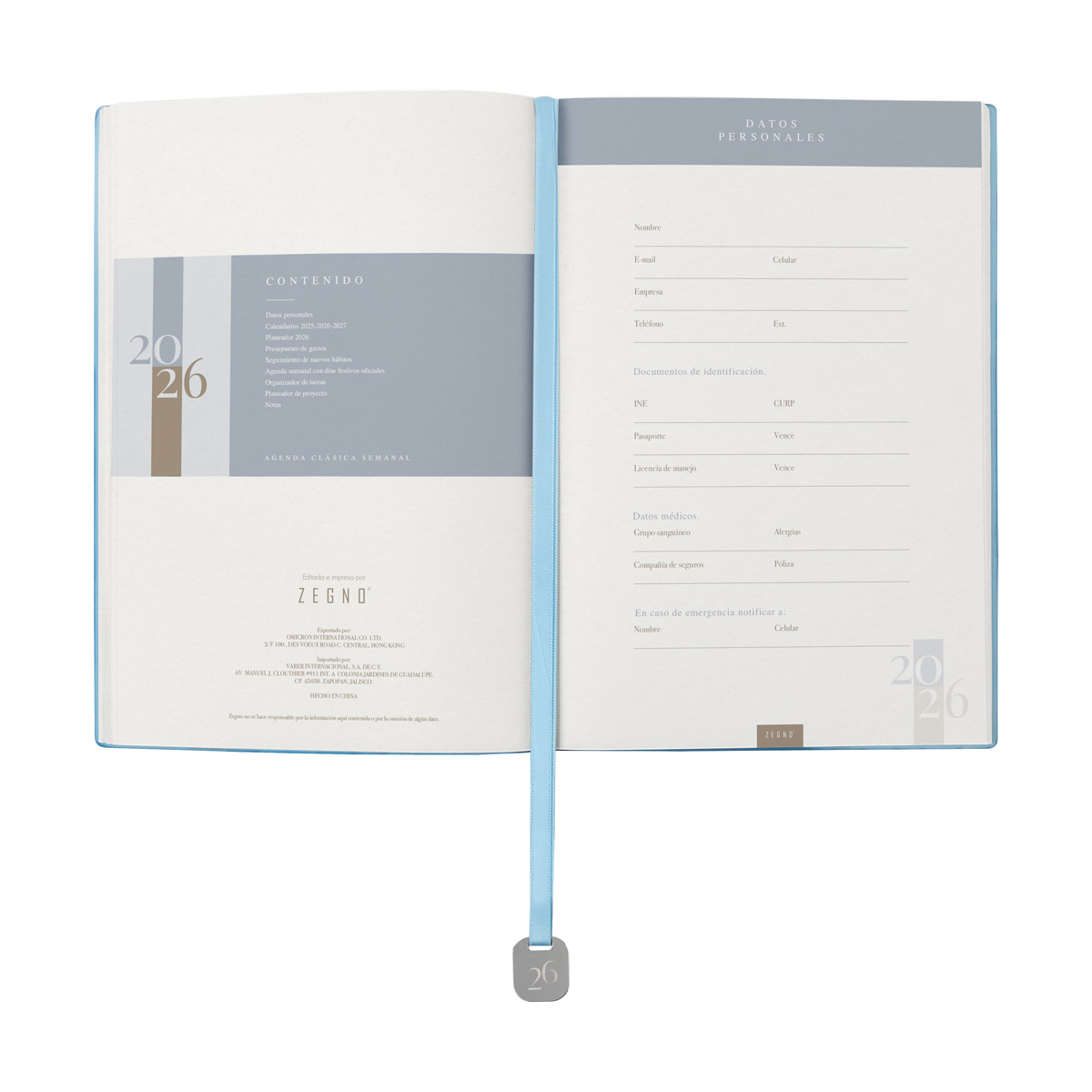 AGENDA SEMANAL CLÁSICA 2026