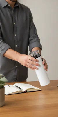 CILINDRO ACERO 800ML INOXIDABLE MACTOGE