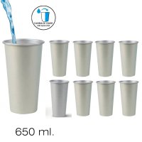 VASO ALUMINIO 650ML INOXIDABLE MACTOJO