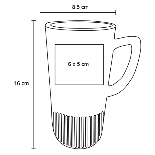 TAZA CERÁMICA MACTOPU 520ML
