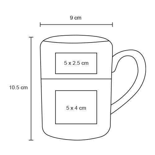 TAZA CERÁMICA MACTOTA 400ML