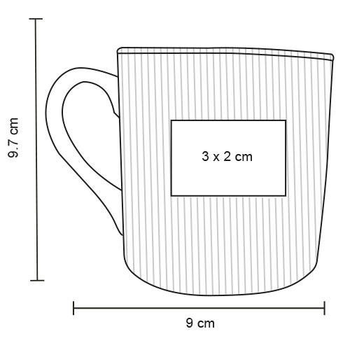 TAZA CERÁMICA MACTOTE 400ML