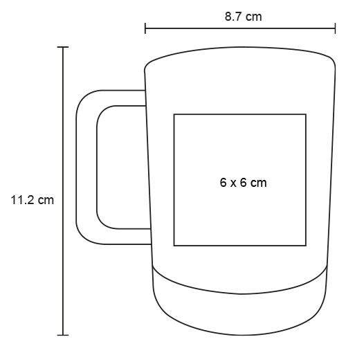 TAZA INOXIDABLE MACTOTR 360ML