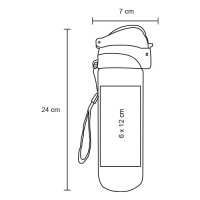 CILINDRO PLÁSTICO 600ML DACTNIC
