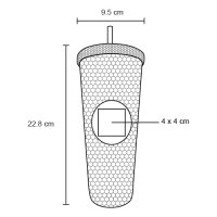 VASO PLÁSTICO 700ML DACTORIT