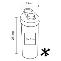 CILINDRO POLIPROPILENO 450ML DACTUND