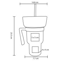 CILINDRO PLÁSTICO 1000ML DACTUSE