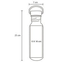 CILINDRO ACERO 750ML INOXIDABLE DADBER