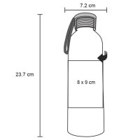 CILINDRO ACERO 800ML INOXIDABLE DADEYN