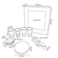 SET VIDRIO 1 OZ GACTZON