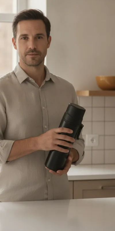 TERMO ACERO 450ML MACPLEX