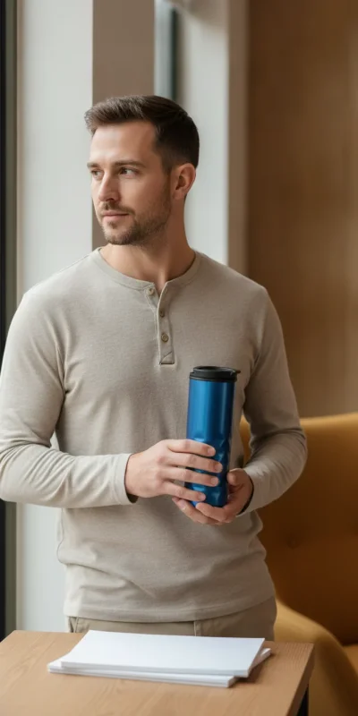 TERMO ACERO 450ML MACSVAS